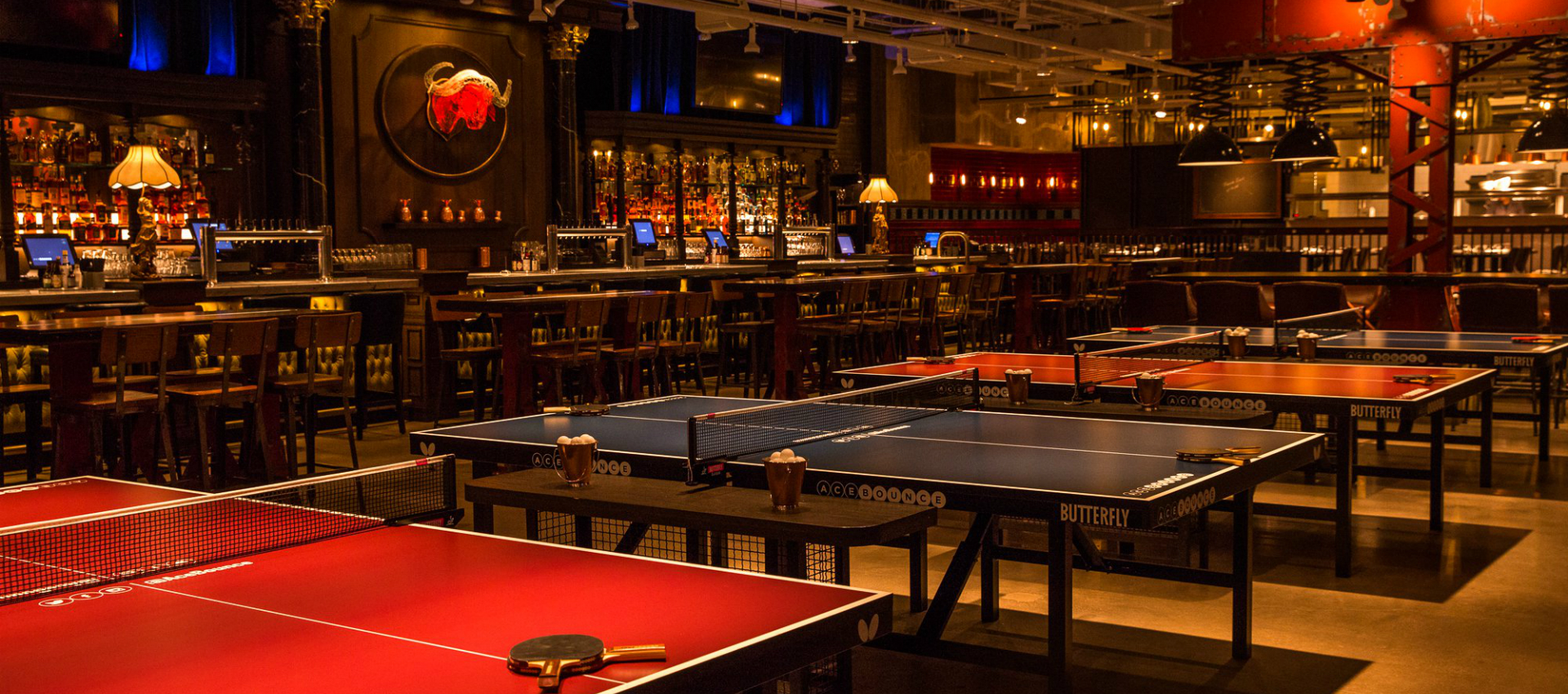 Ping pong gaming bar